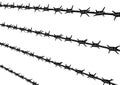 Barbed wire fence protection properties