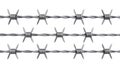 Barbed Wire Fence Security Boundary Royalty Free Stock Photo