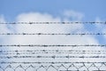 Barbed wire fences around prisons Used to prevent prisoners from escaping From being arrested Detention in prison