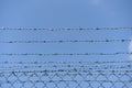 Barbed wire fences around prisons Used to prevent prisoners from escaping From being arrested Detention in prison