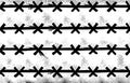 Barbed Wire Grunge Background