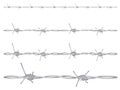 Barbed Wire Illustration Royalty Free Stock Photo