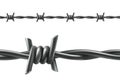 Barbed wire seamless vector Royalty Free Stock Photo