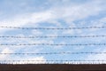 The barbed wire wall