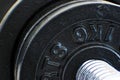 Barbell Details 2 Royalty Free Stock Photo