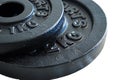 Barbell details Royalty Free Stock Photo