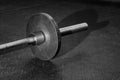 Barbell in a gym