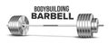 Barbell Weightlifting Gym Sport Equipment Vector