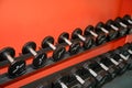 Barbells gym equipment