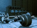 Barbells Royalty Free Stock Photo