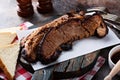 Barbeque beef brisket smoked Royalty Free Stock Photo