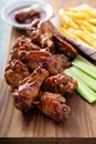 Barbeque chicken wings Royalty Free Stock Photo