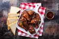 Barbeque chicken wings