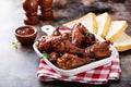 Barbeque chicken wings Royalty Free Stock Photo