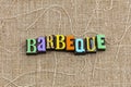 Barbeque fun food time barbecue grill cookout bbq party Royalty Free Stock Photo