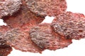 Barbeque Grilled Beef Coins Isolated