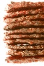 Barbeque Grilled Beef Coins Isolated