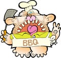 Barbeque man Royalty Free Stock Photo