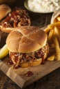 Barbeque Pulled Pork Sandwich