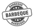 barbeque stamp. barbeque round grunge sign.