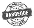 barbeque stamp. barbeque round grunge sign.