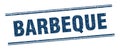 barbeque stamp. barbeque square grunge sign.