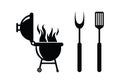 Barbeque tool design illustration Royalty Free Stock Photo