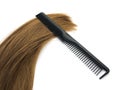 Professional hairbrush. Women`s hair. Set for a beauty salon Royalty Free Stock Photo