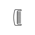 Barber Comb outline icon