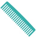 Barber, flat comb Isolated Vector Icon that can be easily modified or edited.
