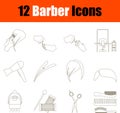 Barber Icon Set