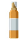 Barber illustration of professional hair styling mousse.
