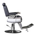 Barber leather seat Royalty Free Stock Photo