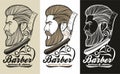 Barber logo Royalty Free Stock Photo