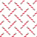 Barber pole. Seamless watercolor pattern with Royalty Free Stock Photo