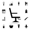 barber's chair icon. Detailed set of barber tools. Premium graphic design. One of the collection icons for websites, web design, Royalty Free Stock Photo