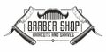 Barber shop logo Royalty Free Stock Photo