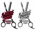 Barber shop logo Royalty Free Stock Photo