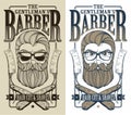 Barber shop logo Royalty Free Stock Photo