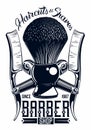 Barber shop logo Royalty Free Stock Photo