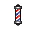 Barber shop pole, Classic Barber shop logo design. Men\'s barber hair dressing shop pole sign.