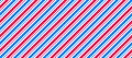 Barber shop pole pattern. Abstract diagonal line seamless background. Slanted stripes repeating wallpaper. Red, white Royalty Free Stock Photo