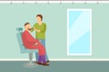 Barber Shop Poster Hairdresser Cut or Shave Beard