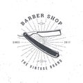 Barber shop razor