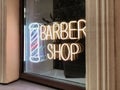 Barber Shop Showcase Hairdresser Neon Sign