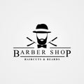 Barber shop symbol. Modern design. Vector