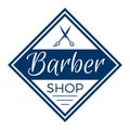 Barber Shop Typographic Hipster Badge