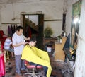 Barber shop in xin-an village