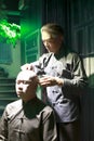 The barber wax figure of ancient china