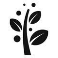 Barberry plant icon, simple style